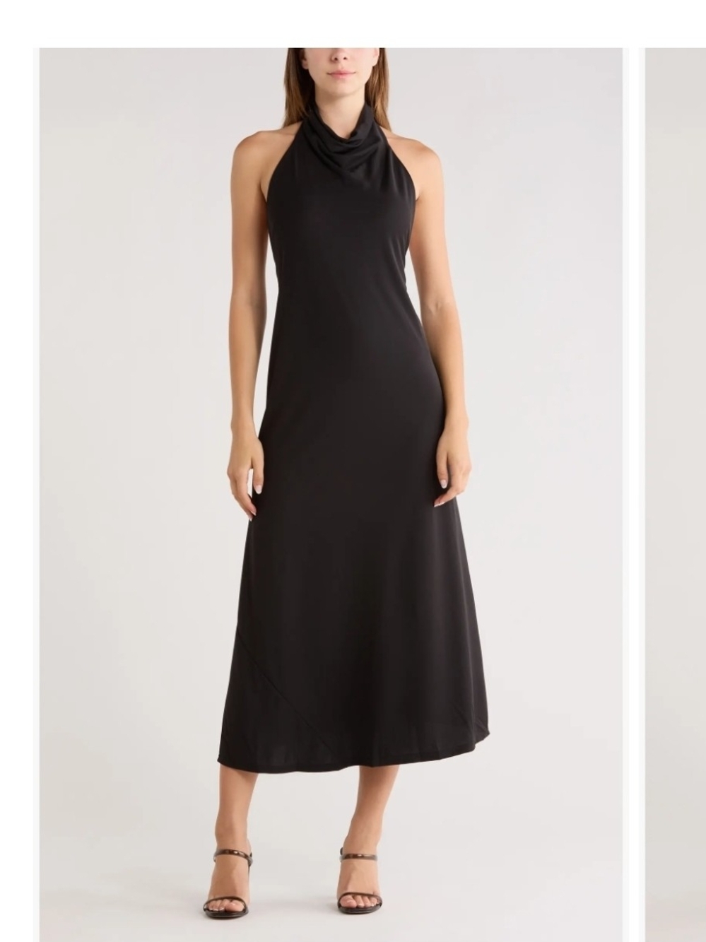 Area Stars Jersey Halter Dress Large Nwt